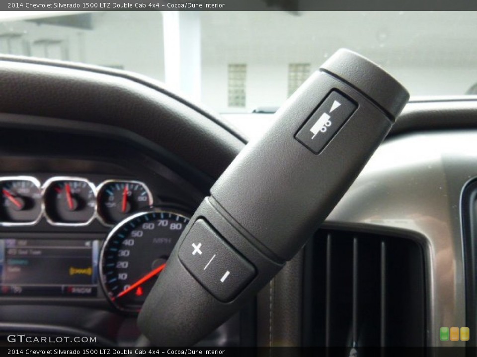 Cocoa/Dune Interior Transmission for the 2014 Chevrolet Silverado 1500 LTZ Double Cab 4x4 #90389078