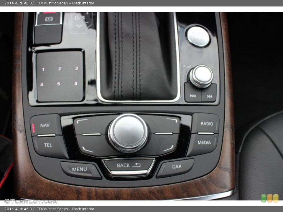 Black Interior Controls for the 2014 Audi A6 3.0 TDI quattro Sedan #90390351