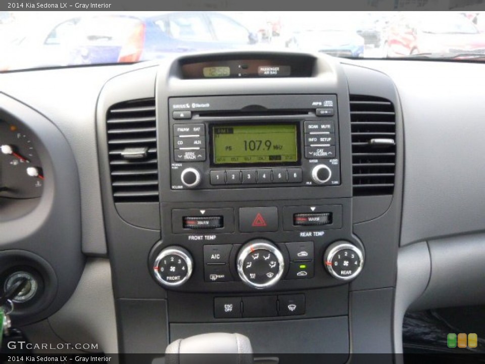Gray Interior Controls for the 2014 Kia Sedona LX #90392963