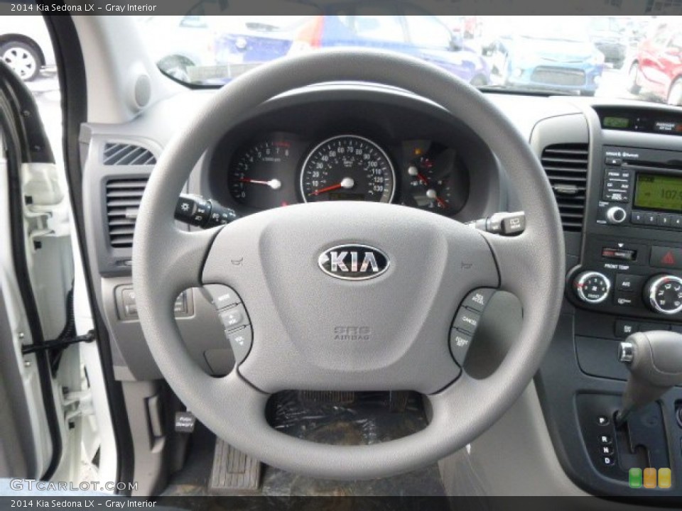 Gray Interior Steering Wheel for the 2014 Kia Sedona LX #90393053