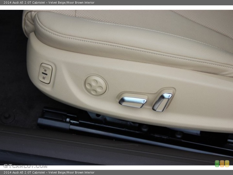 Velvet Beige/Moor Brown Interior Controls for the 2014 Audi A5 2.0T Cabriolet #90396005
