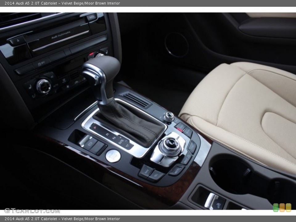 Velvet Beige/Moor Brown Interior Transmission for the 2014 Audi A5 2.0T Cabriolet #90396053
