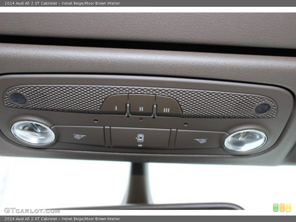 Velvet Beige/Moor Brown Interior Controls for the 2014 Audi A5 2.0T Cabriolet #90396077