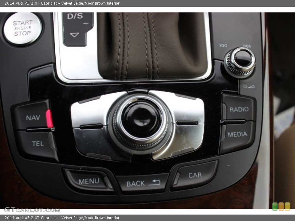 Velvet Beige/Moor Brown Interior Controls for the 2014 Audi A5 2.0T Cabriolet #90396236