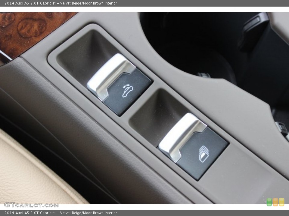 Velvet Beige/Moor Brown Interior Controls for the 2014 Audi A5 2.0T Cabriolet #90396260
