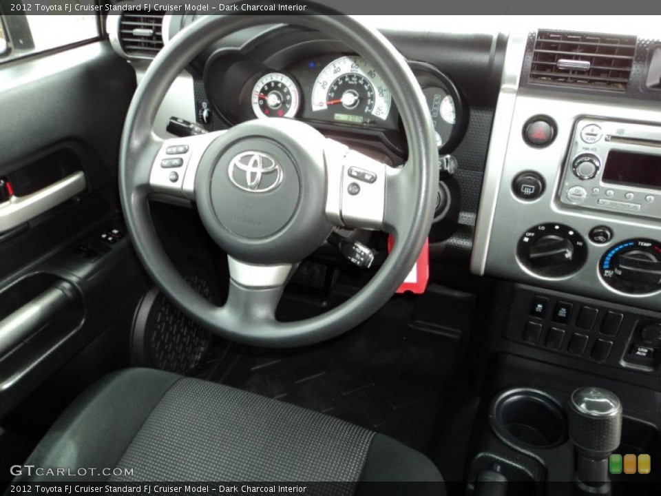 Dark Charcoal Interior Steering Wheel for the 2012 Toyota FJ Cruiser  #90399047