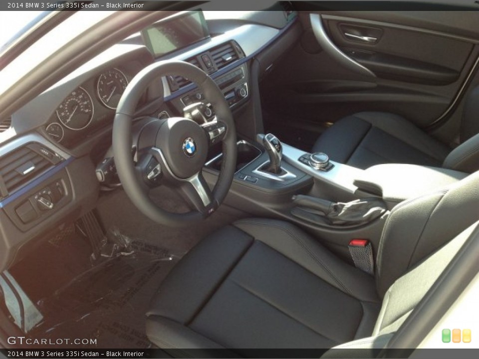 Black Interior Prime Interior for the 2014 BMW 3 Series 335i Sedan #90400034