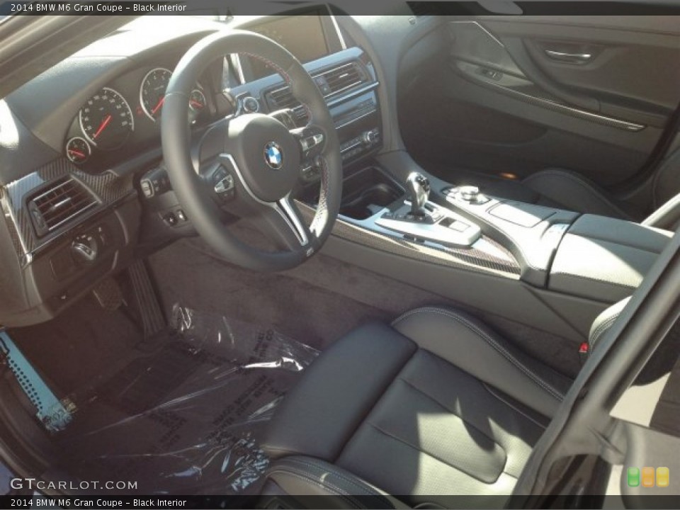 Black Interior Prime Interior for the 2014 BMW M6 Gran Coupe #90400412