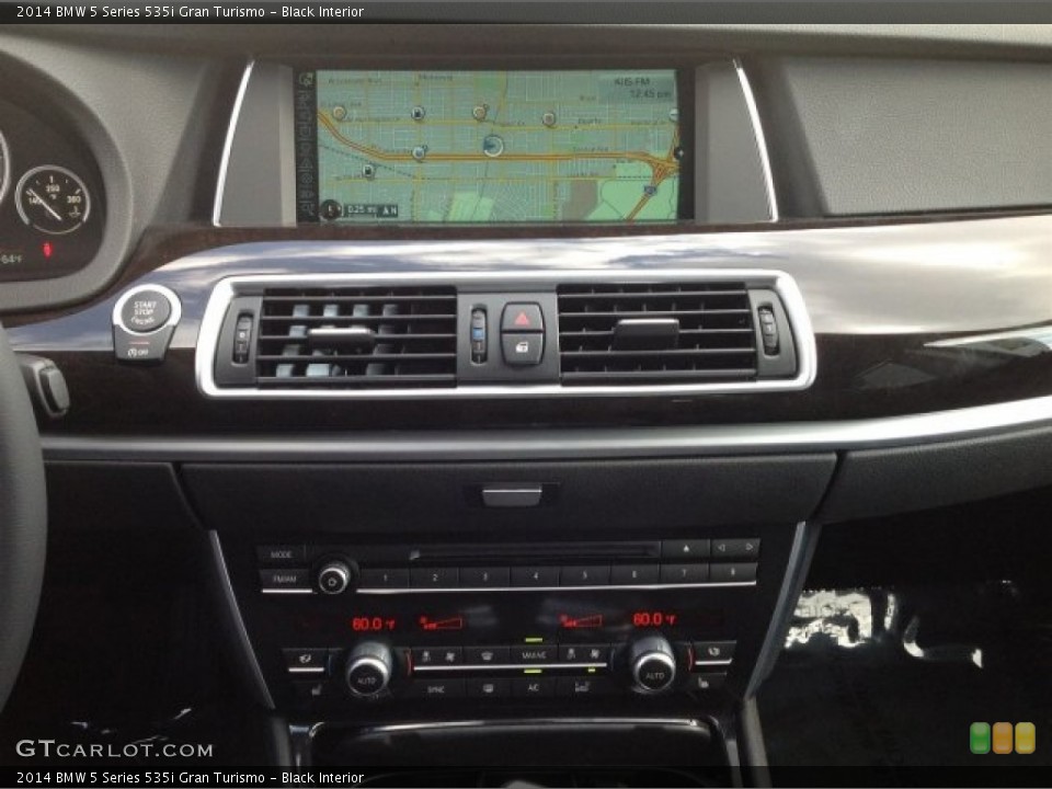 Black Interior Navigation for the 2014 BMW 5 Series 535i Gran Turismo #90401148