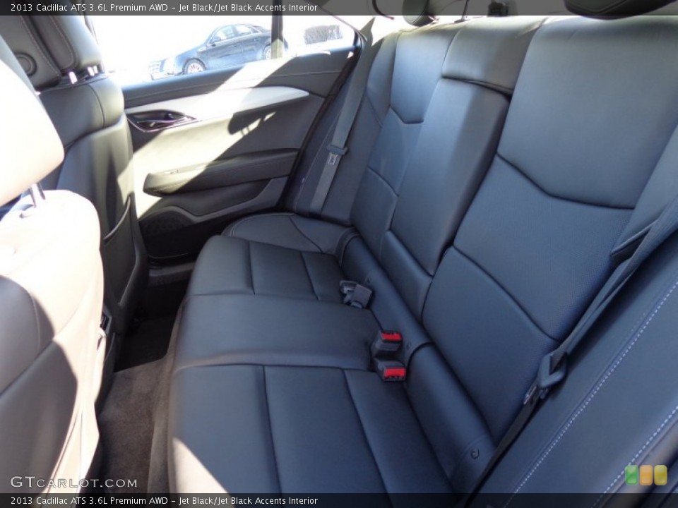 Jet Black/Jet Black Accents Interior Rear Seat for the 2013 Cadillac ATS 3.6L Premium AWD #90403733