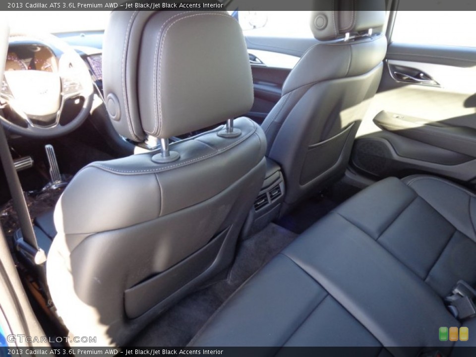 Jet Black/Jet Black Accents Interior Rear Seat for the 2013 Cadillac ATS 3.6L Premium AWD #90403751