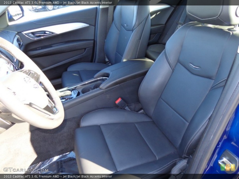 Jet Black/Jet Black Accents Interior Front Seat for the 2013 Cadillac ATS 3.6L Premium AWD #90403787