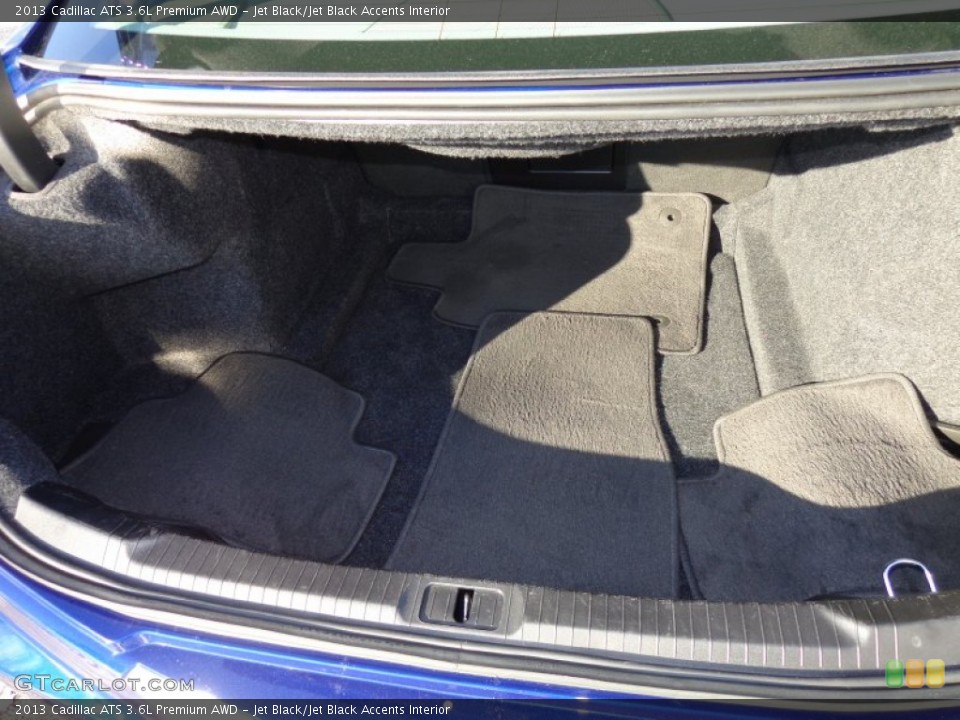 Jet Black/Jet Black Accents Interior Trunk for the 2013 Cadillac ATS 3.6L Premium AWD #90403874