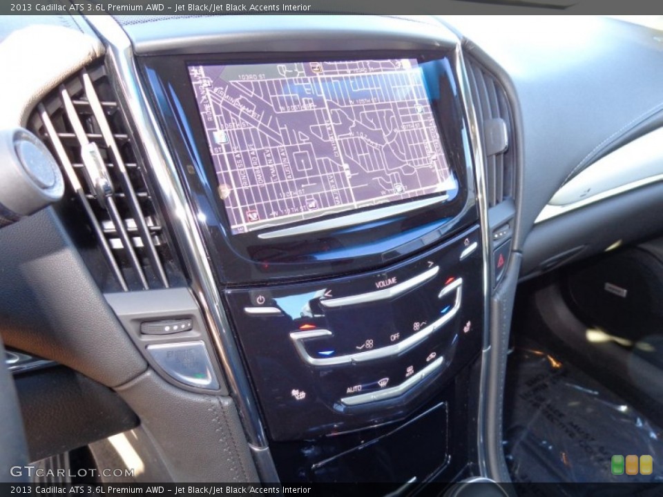 Jet Black/Jet Black Accents Interior Navigation for the 2013 Cadillac ATS 3.6L Premium AWD #90403937