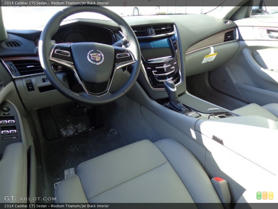 Medium Titanium/Jet Black Interior Photo for the 2014 Cadillac CTS Sedan #90404882