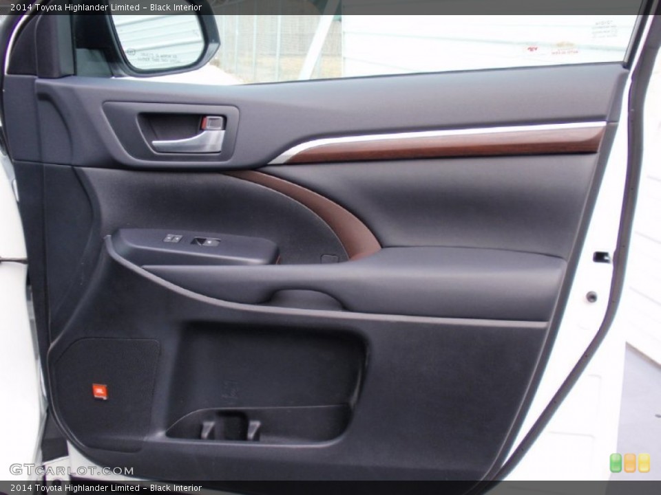 Black Interior Door Panel for the 2014 Toyota Highlander Limited #90406439
