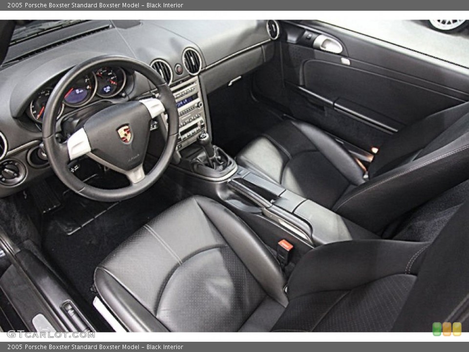 Black Interior Prime Interior for the 2005 Porsche Boxster  #90409200
