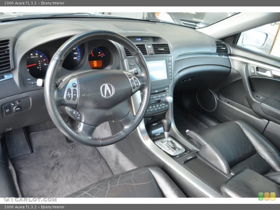 Ebony Interior Prime Interior for the 2006 Acura TL 3.2 #90410052