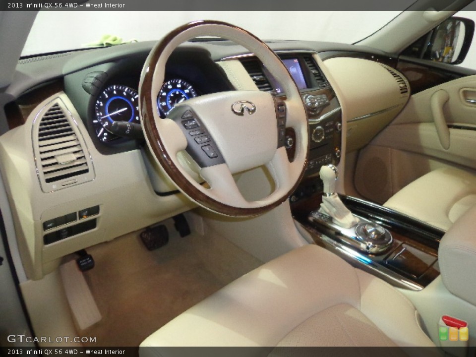 Wheat Interior Prime Interior for the 2013 Infiniti QX 56 4WD #90410313