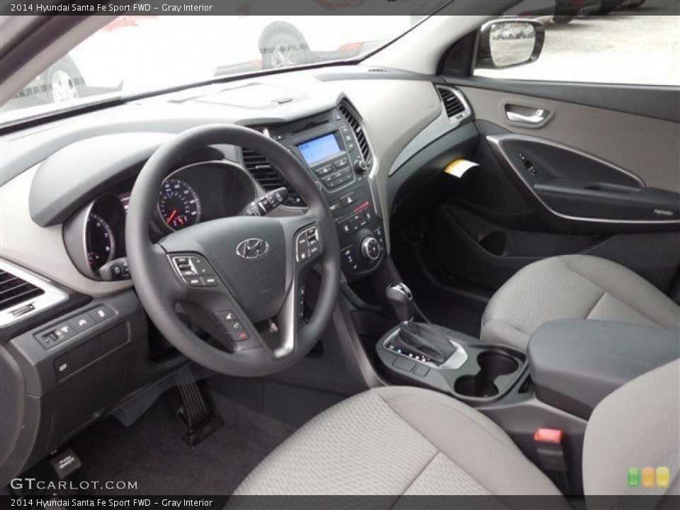 Gray 2014 Hyundai Santa Fe Sport Interiors