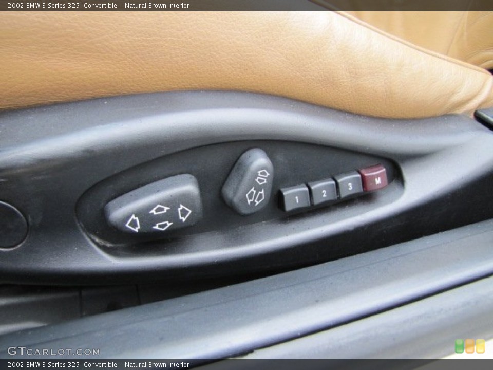 Natural Brown Interior Controls for the 2002 BMW 3 Series 325i Convertible #90411561