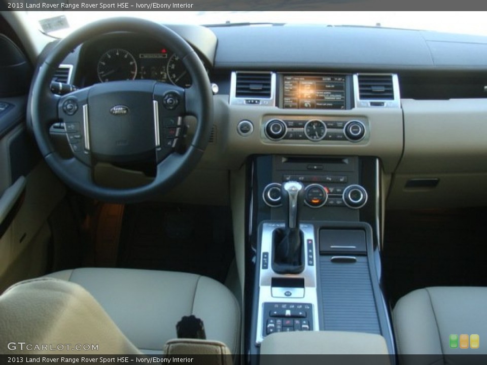 Ivory/Ebony Interior Dashboard for the 2013 Land Rover Range Rover Sport HSE #90412014