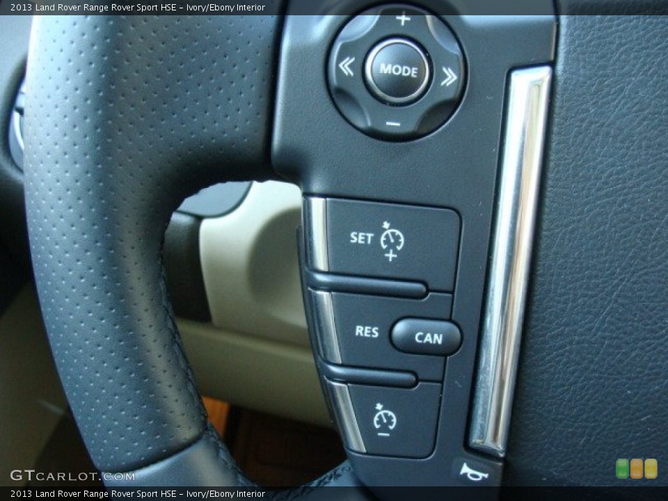 Ivory/Ebony Interior Controls for the 2013 Land Rover Range Rover Sport HSE #90412054