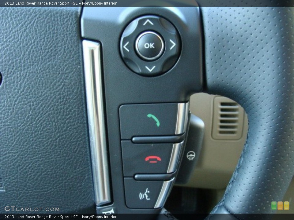 Ivory/Ebony Interior Controls for the 2013 Land Rover Range Rover Sport HSE #90412074