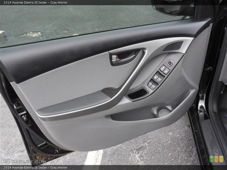 Gray Interior Door Panel for the 2014 Hyundai Elantra SE Sedan #90412471
