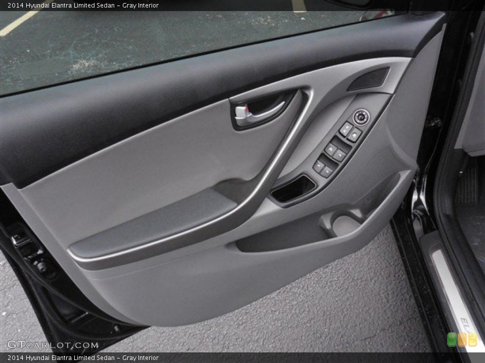 Gray Interior Door Panel for the 2014 Hyundai Elantra Limited Sedan #90412619