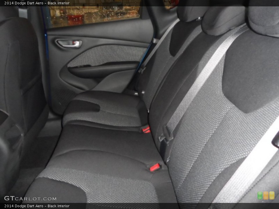 Black Interior Rear Seat for the 2014 Dodge Dart Aero #90413988
