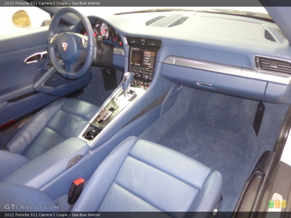 Sea Blue Interior Dashboard for the 2012 Porsche 911 Carrera S Coupe #90414003
