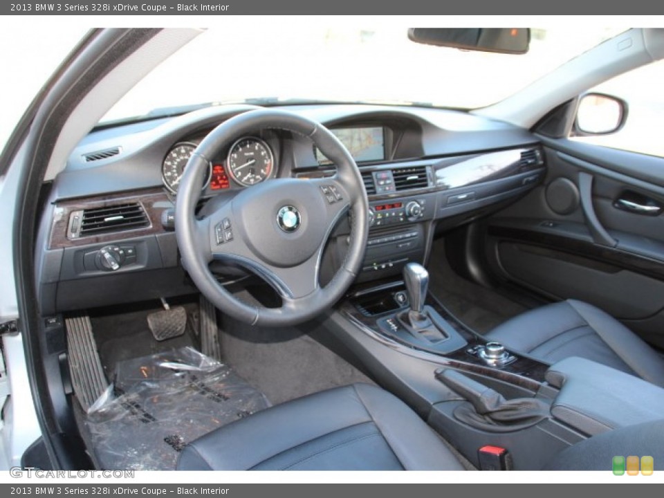 Black Interior Prime Interior for the 2013 BMW 3 Series 328i xDrive Coupe #90414136