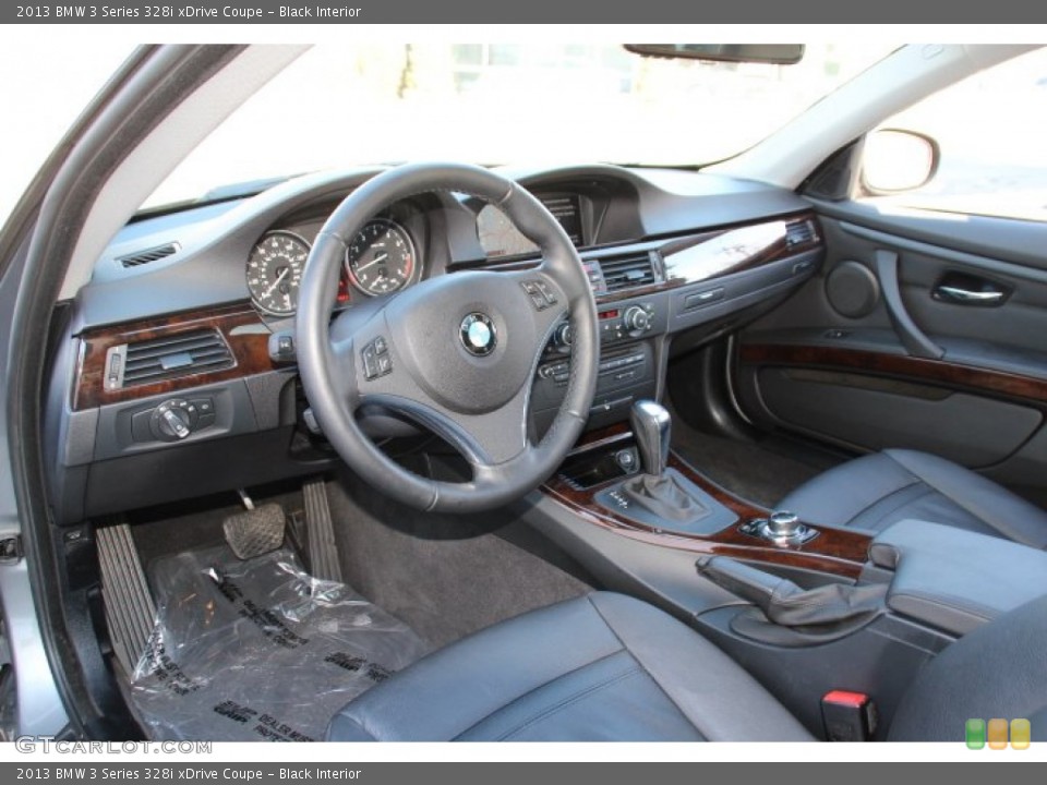 Black Interior Prime Interior for the 2013 BMW 3 Series 328i xDrive Coupe #90415419