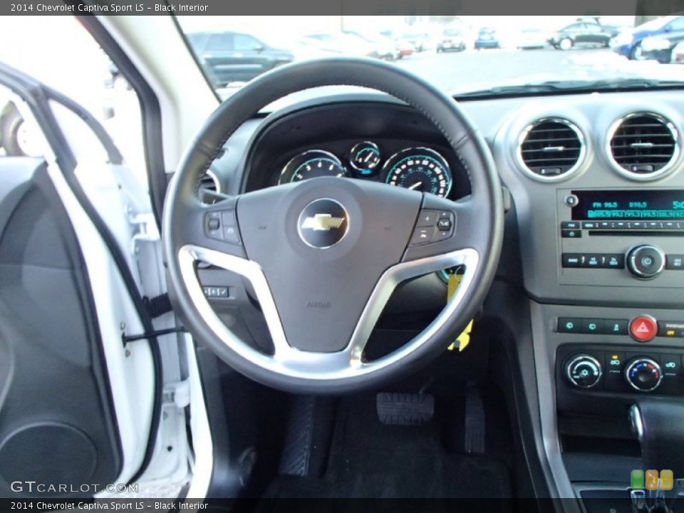 Black Interior Steering Wheel for the 2014 Chevrolet Captiva Sport LS #90419937