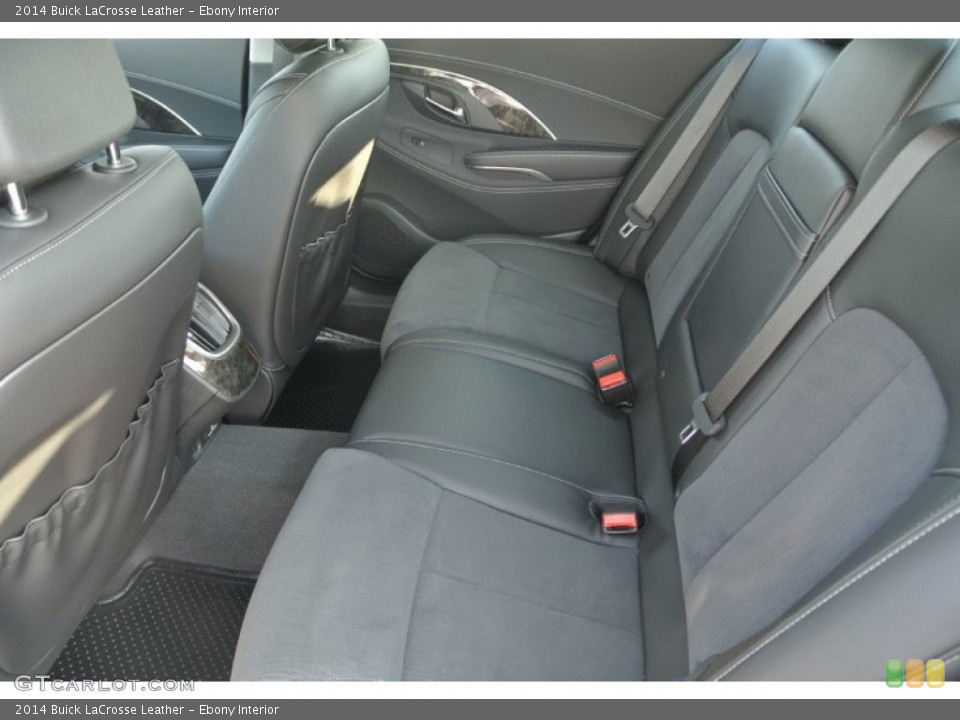 Ebony Interior Rear Seat for the 2014 Buick LaCrosse Leather #90424071