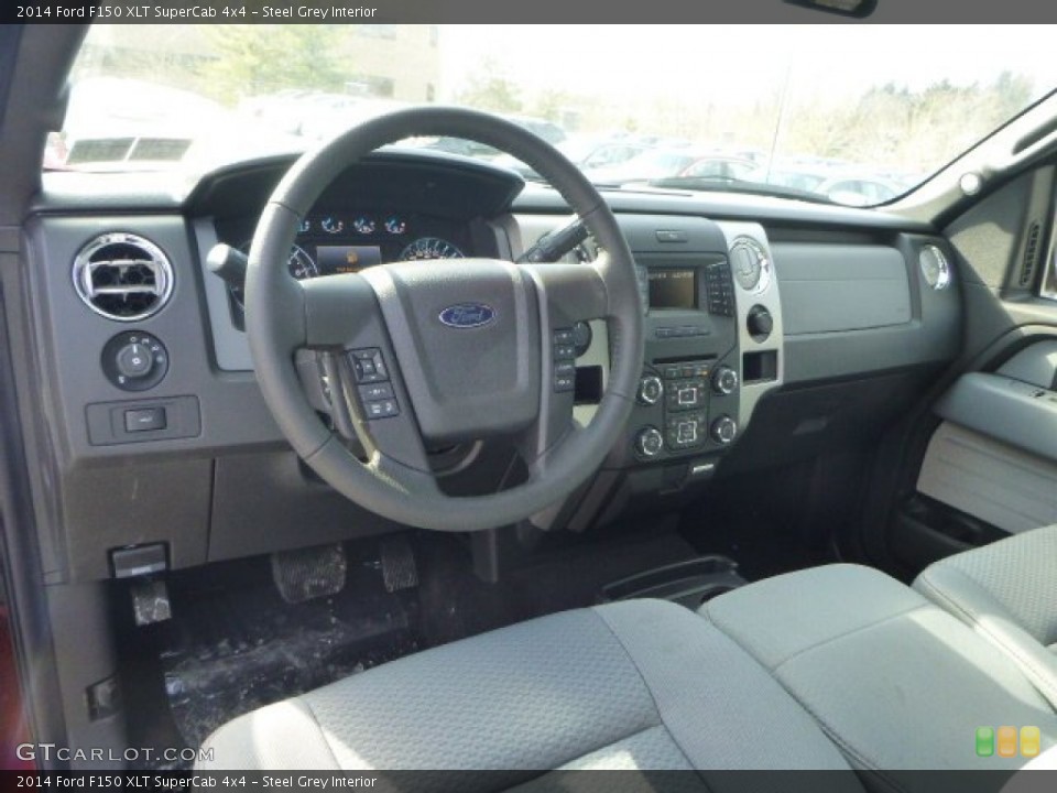 Steel Grey Interior Prime Interior for the 2014 Ford F150 XLT SuperCab 4x4 #90424738