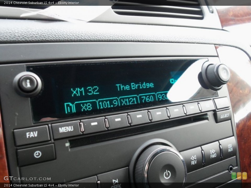 Ebony Interior Audio System for the 2014 Chevrolet Suburban LS 4x4 #90426256