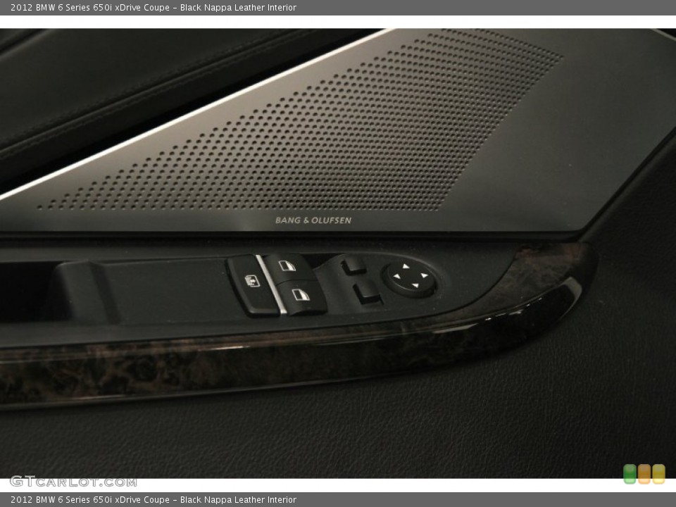 Black Nappa Leather Interior Audio System for the 2012 BMW 6 Series 650i xDrive Coupe #90430503