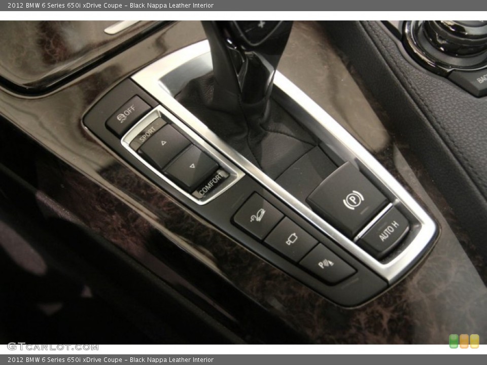 Black Nappa Leather Interior Controls for the 2012 BMW 6 Series 650i xDrive Coupe #90430689