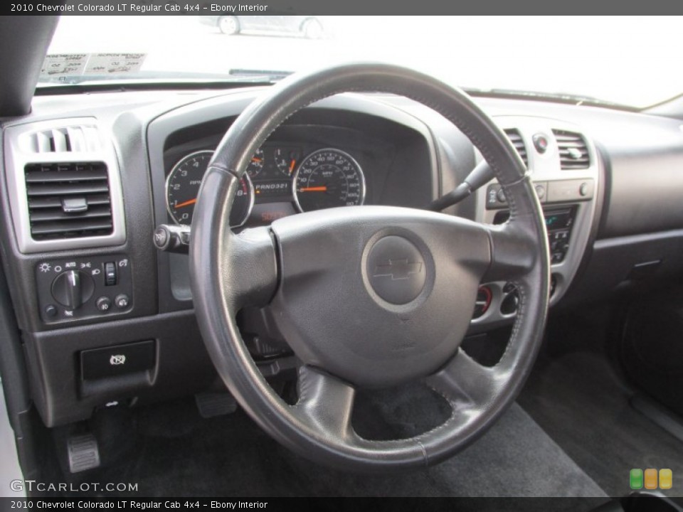 Ebony Interior Steering Wheel for the 2010 Chevrolet Colorado LT Regular Cab 4x4 #90430701