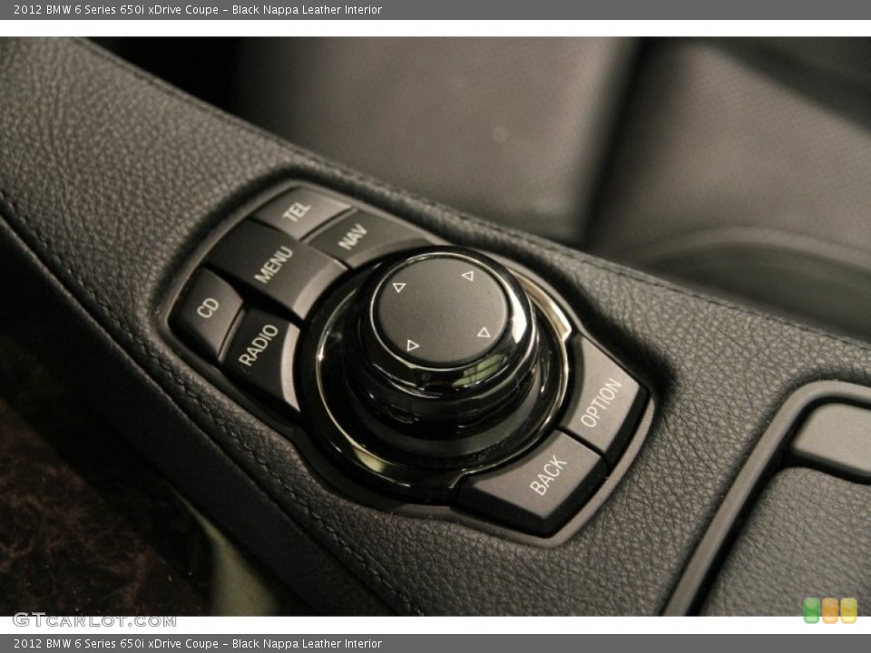 Black Nappa Leather Interior Controls for the 2012 BMW 6 Series 650i xDrive Coupe #90430704