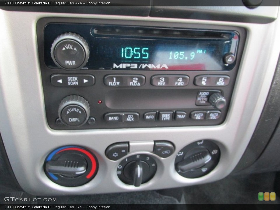 Ebony Interior Audio System for the 2010 Chevrolet Colorado LT Regular Cab 4x4 #90430746