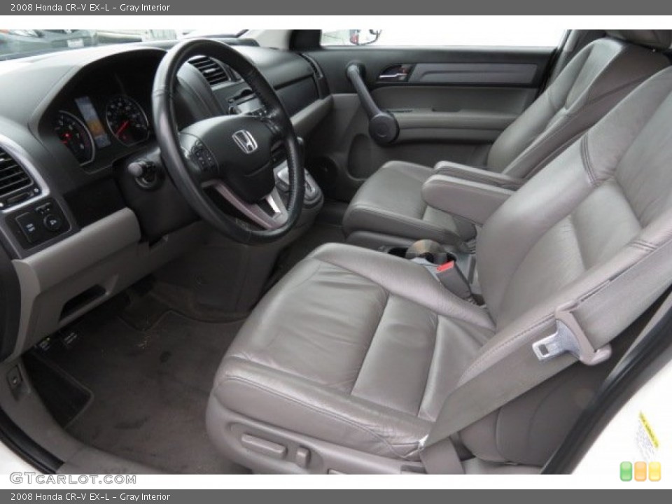 Gray Interior Photo for the 2008 Honda CR-V EX-L #90431448