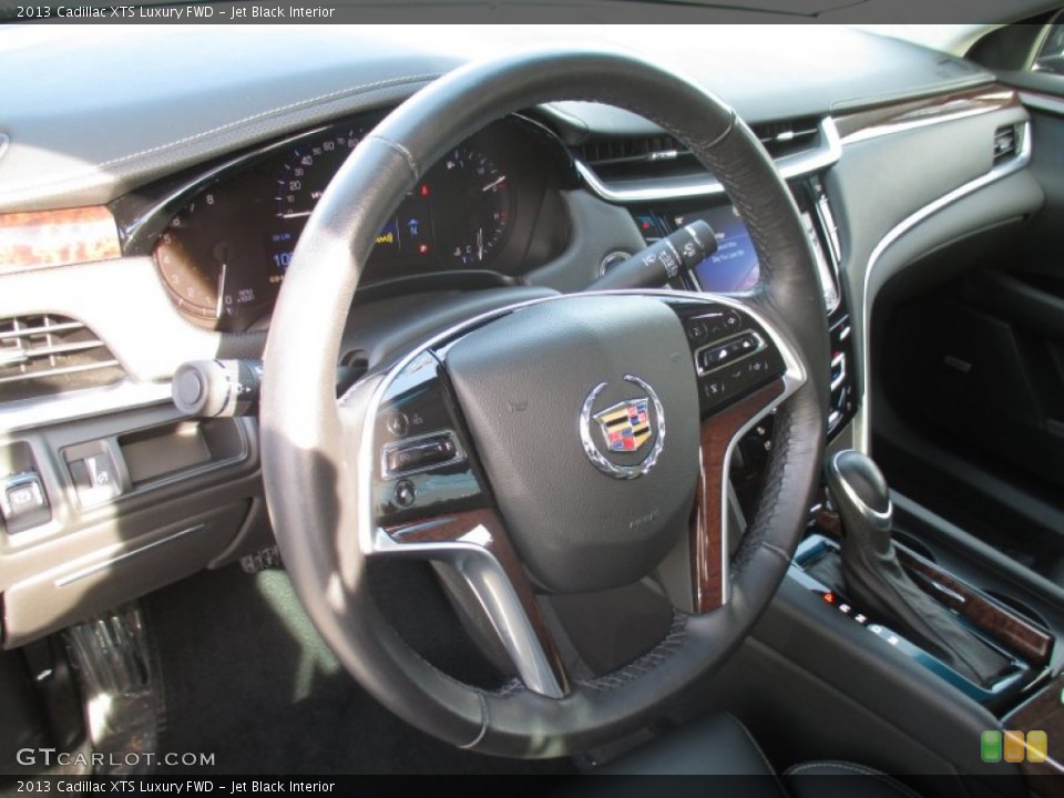 Jet Black Interior Steering Wheel for the 2013 Cadillac XTS Luxury FWD #90432066