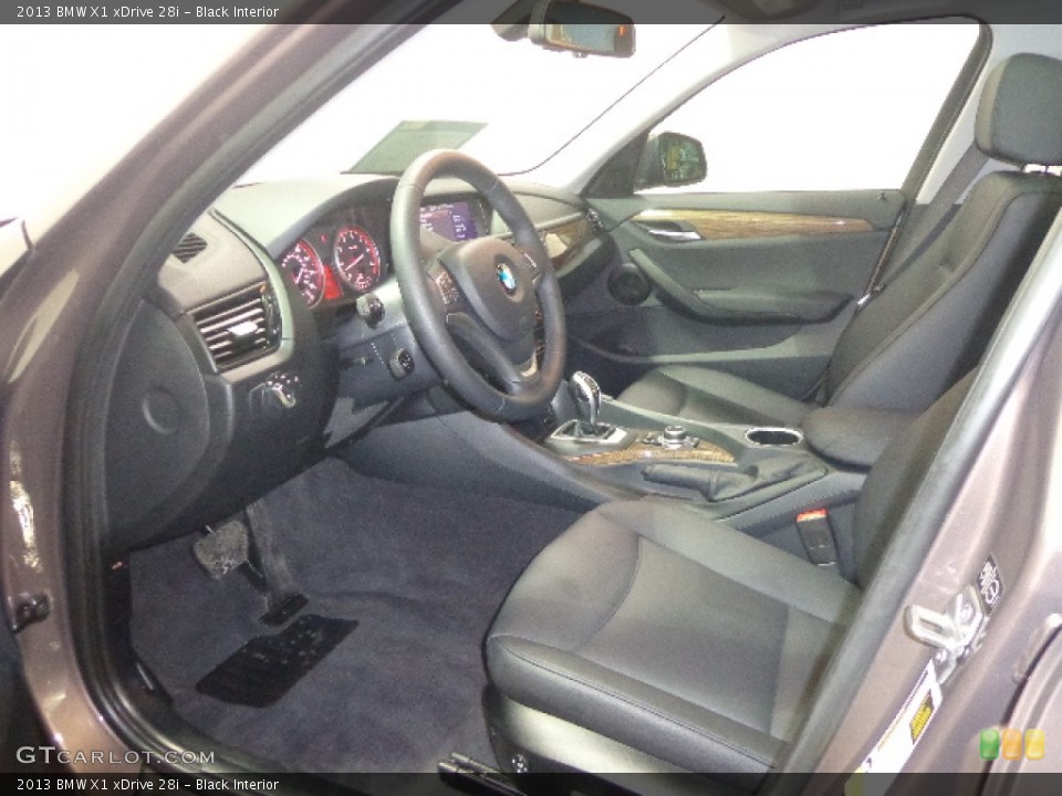 Black 2013 BMW X1 Interiors
