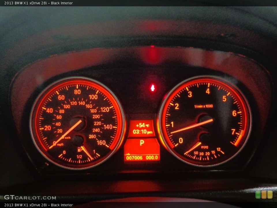 Black Interior Gauges for the 2013 BMW X1 xDrive 28i #90435558