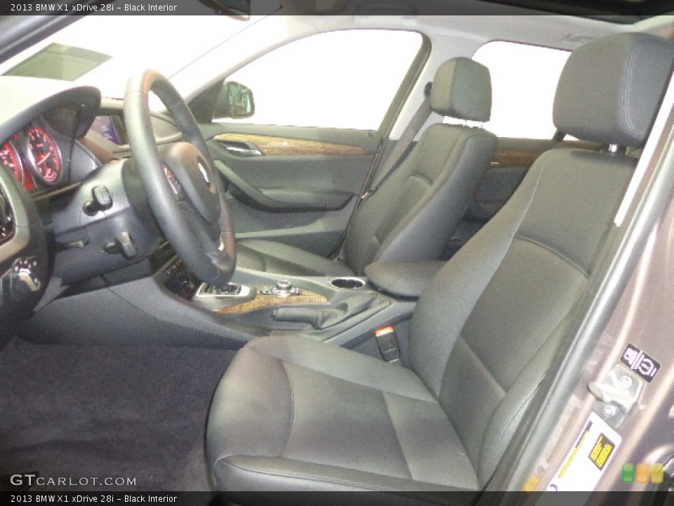 Black Interior Front Seat for the 2013 BMW X1 xDrive 28i #90435624