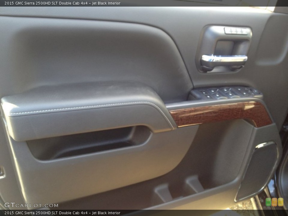 Jet Black Interior Door Panel for the 2015 GMC Sierra 2500HD SLT Double Cab 4x4 #90439006