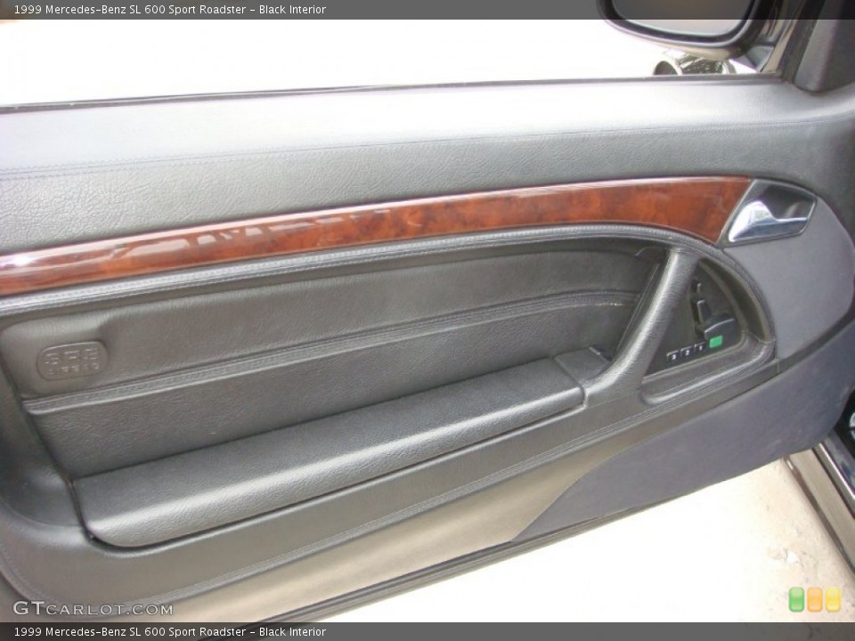 Black Interior Door Panel for the 1999 Mercedes-Benz SL 600 Sport Roadster #90439157